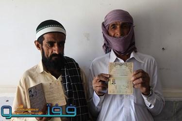 حضور مردم در صف‌های رای در منطقه مرزی بم پشت سراوان -شهرستان بم