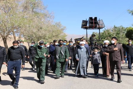 برگزاری پیاده روی جاماندگان اربعین حسینی در کوهبنان