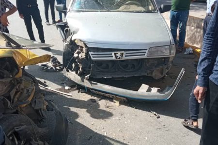 نجات شش مجروح در تصادف خیابان «١٧ شهریور»