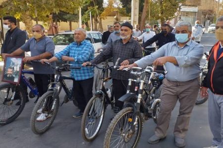 برگزاری همایش دوچرخه‌سواری پدربزرگ‌ها در کوهبنان
