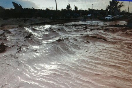 بروز سیلاب در روستاهای شهرستان منوجان
