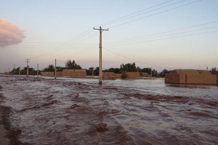 سیل گسترده در روستاهای مناطق جنوبی کرمان