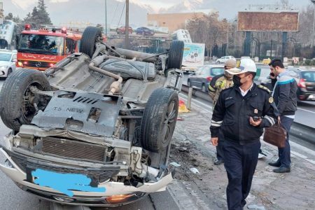 تصادف در محور – کرمان – سیرچ ۷ مصدوم بر جا گذاشت