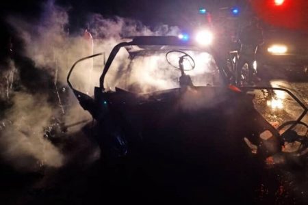 تصادف خودرو حامل سوخت قاچاق در جنوب کرمان با ۷ کشته برجای گذاشت