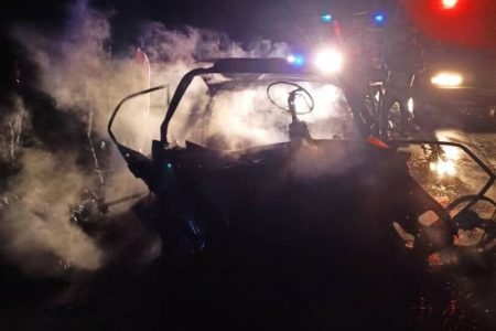 تصادف خودرو حامل سوخت قاچاق در جنوب کرمان با ۷ کشته و ۳ زخمی