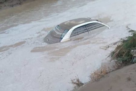 هلال احمر: یک نفر در سیلاب قلعه‌گنج مفقود شد