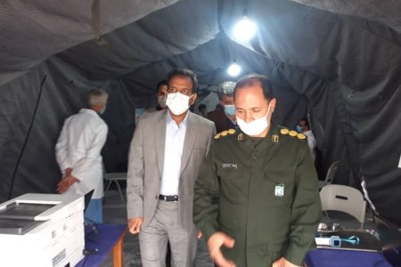 بیمارستان سیار سپهبد شهید سلیمانی در جنوب کرمان راه اندازی شد