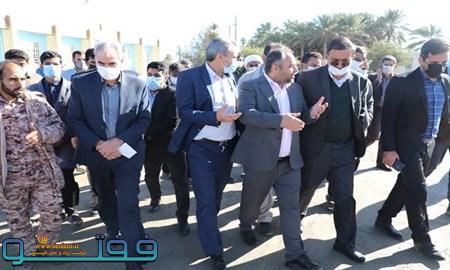 بازدید وزیر آموزش‌وپرورش از مدارس خسارت‌دیده ناشی از سیل در قلعه گنج استان کرمان