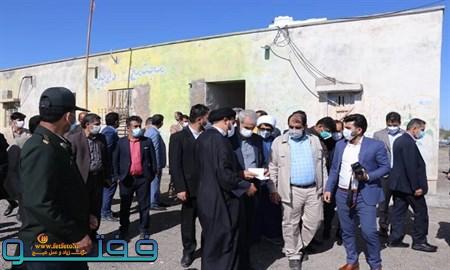 بازدید وزیر آموزش‌وپرورش از مدارس آسیب‌دیده از سیل در شهرستان رودبارجنوب استان کرمان