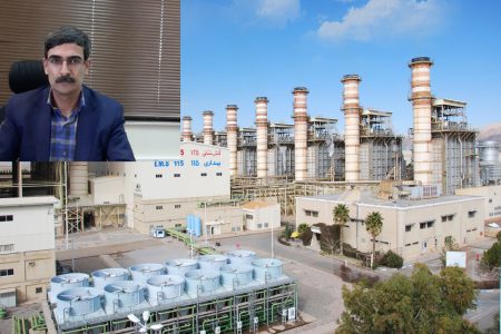 تولید بیش از هشت میلیارد و ۵۶۵ میلیون کیلووات ساعت انرژی خالص در نیروگاه شهید سلیمانی کرمان