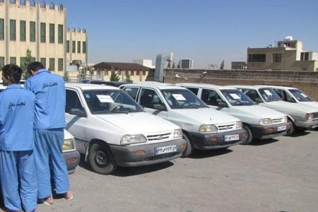 سرقت ۱۳ خودرو به وسیله دو نفر در کرمان