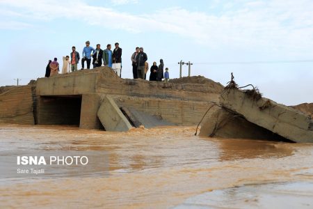 سیل در جنوب استان کرمان