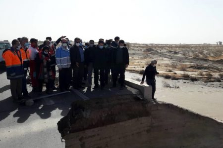 بازدید استاندار کرمان از مناطق سیلزده ریگان