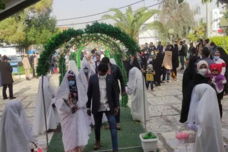 برگزاری جشن ازدواج آسان ۴۱ زوج در کهنوج