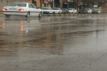 بارش باران و برف در کرمان