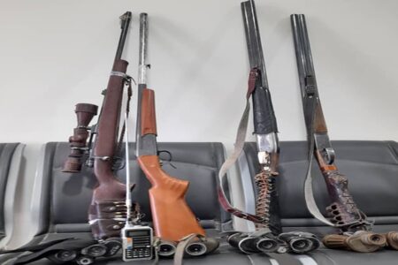 کشف ۴ اسلحه شکاری در کرمان