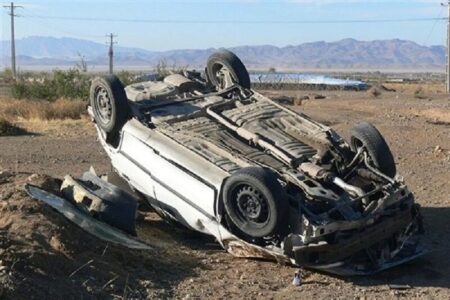 واژگونی خودرو اتباع بیگانه در جنوب کرمان ۹ مصدوم و سه کشته برجاگذاشت