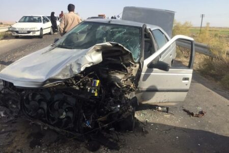 تصادف در جاده رفسنجان – کرمان یک کشته به جای گذاشت