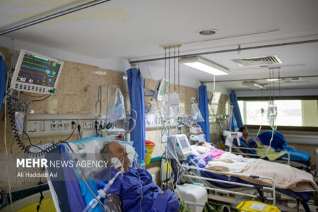 ۴۳۴ بیمار کرونایی در بیمارستان های کرمان بستری هستند