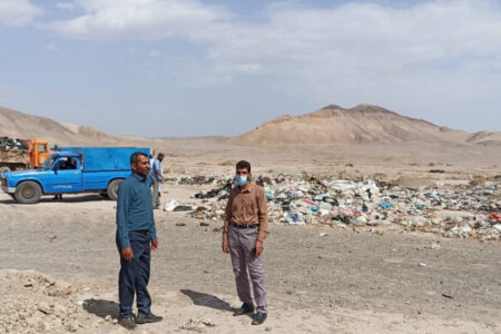 تخریب منطقه گردشگری شاه‌مردان فهرج در پی رهاسازی زباله‌ها