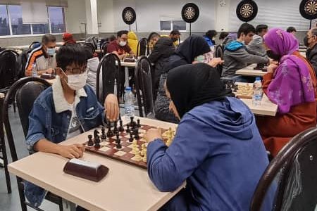 برگزاری مسابقات شطرنج نابینایان  استان کرمان به مناسبت دهه فجر