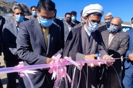 سد خاکی هنزاف در منطقه گوغر شهرستان بافت افتتاح شد