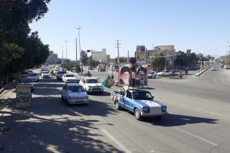جشن پیروزی انقلاب اسلامی در شهرستان کهنوج