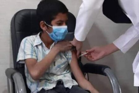 واکسیناسیون کوید۱۹ برای کودکان ۵ تا ۱۲ ساله شهرستان ارزوئیه