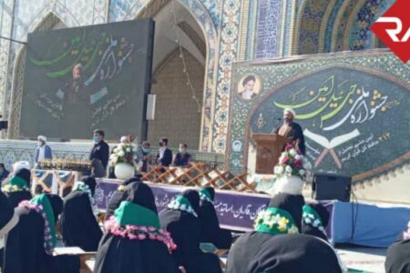 تجلیل از ۴ حافظ کل قران کریم قلعه گنجی در جشنواره ملی جبرئیل امین