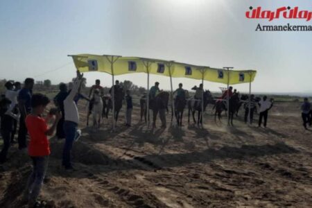 برگزاری اولین مسابقات کورس قهرمانی اسب دوانی در عنبرآباد