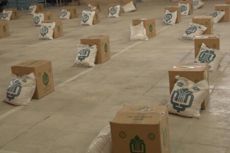 ۱۱۵۰ بسته غذایی بین نیازمندان در فهرج توزیع شد