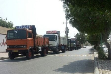 طرح ممنوعیت تردد و توقف کامیون ها در شهر کرمان اجرا می شود