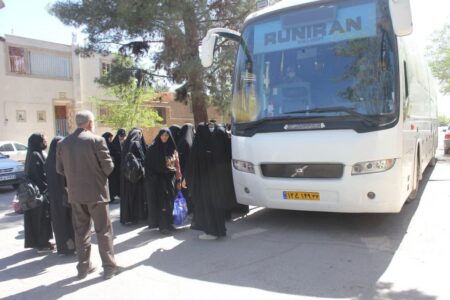 ۱۲۰ از نفراز بسیجان شهرستان زرند به اردوی راهیان نور اعزام شدند
