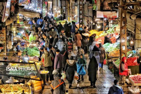 پای گرانی میان بازار شب عید