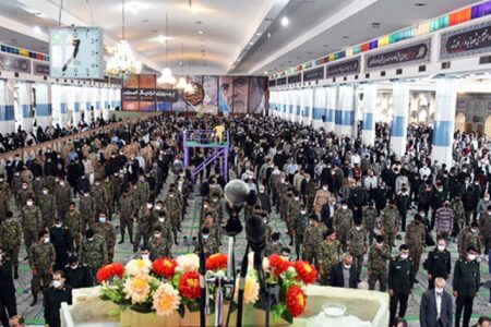 حضور پاسداران سپاه ثارالله استان کرمان  در نماز جمعه