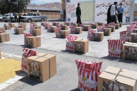 توزیع  ۴۰ هزار بسته کمک معیشتی توسط سپاه ثارالله کرمان