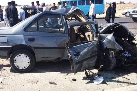تصادف در کرمان ۵ کشته بر جا گذاشت