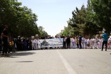 حضور پرشور و گسترده جامعه ورزش و جوانان استان کرمان در راهپیمایی روز قدس