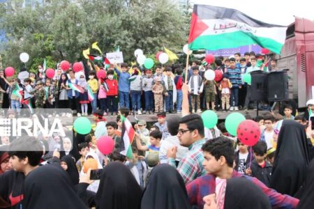 فیلم/ حماسه باشکوه راهپیمایی روز قدس در زادگاه سردار دل‌ها