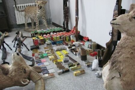 بازداشت شکارچی با ۸ سلاح غیرمجاز در کرمان