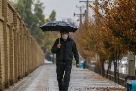 بارش پراکنده باران و وزش باد در کرمان پدیده غالب هواشناسی