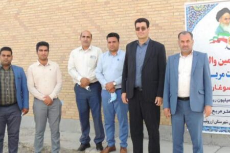 پروژه زمین والیبال امیرآباد صوغان ارزوئیه به بهره برداری رسید