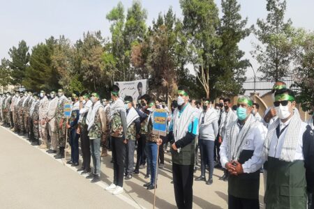 رزمایش بزرگ ۶ هزار نفری جهادگران فاطمی استان کرمان