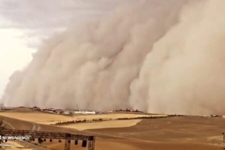 طوفان شدید در جنوب کرمان/ ریزگردها افزایش می یابد