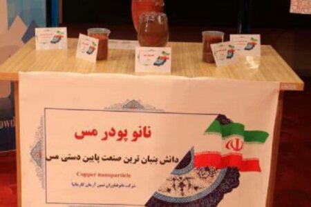 تولید نانو پودر خالص مس با  ۱۰ درصد قیمت تمام شده جهانی در کرمان