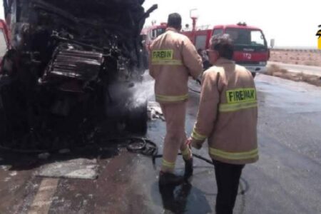 حادثه امروز جاده زرند کرمان یک مصدوم برجا گذاشت