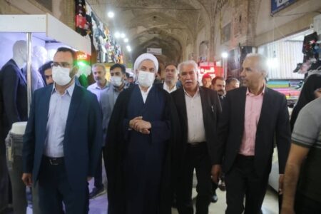 بازدید رئیس کل دادگستری استان از بازار کرمان+ عکس