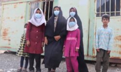 خداحافظی ۲ روستا با مدارسه کانکسی در فاریاب