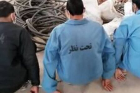 سارقان کابل‌های برق در استان کرمان دستگیر شدند