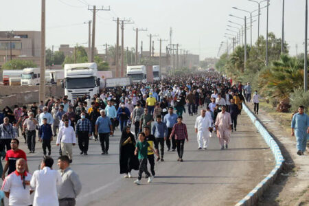 همایش پیاده‌روی خانوادگی غدیر در پایتخت مقاومت جهان اسلام برگزار شد
